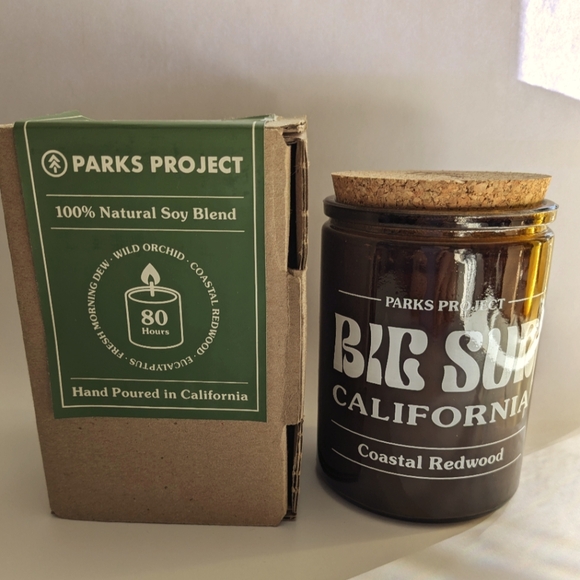 NEW PARKS PROJECT Big Sur Coastal Redwood Soy Candle - Picture 2 of 2